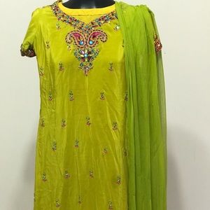 3 piece Pakistani Indian dress 💚💙💛❤️💜💕